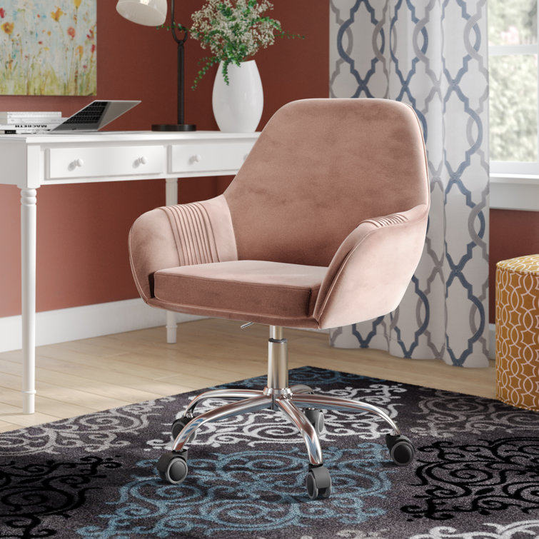 Dusky pink best sale desk chair